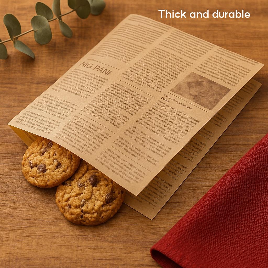 Burger Sandwich Wrapping Paper Greaseproof Food Wrap 5 Sizes | 50/100/500pcs