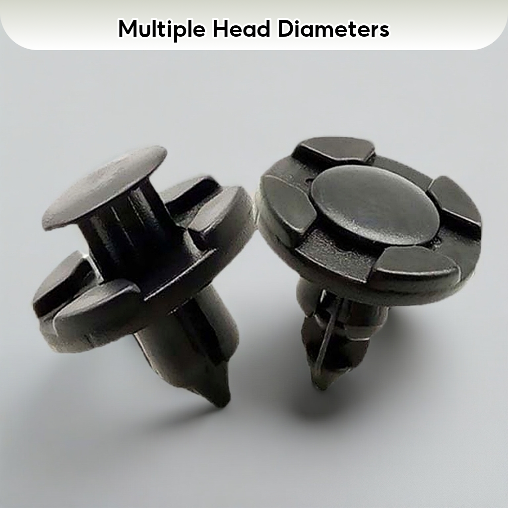 Car Clip Car Fastener ⭐100Pcs+Tool Car Bumper Clips Rivet Door Panel Retainer Trim Kit Car Push Pin Rivet Klip Kereta