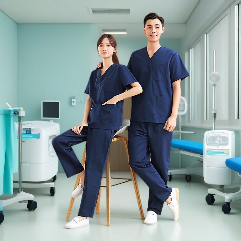 MEDICAL SCRUB SUIT BAJU SCRUB TOP+PANTS