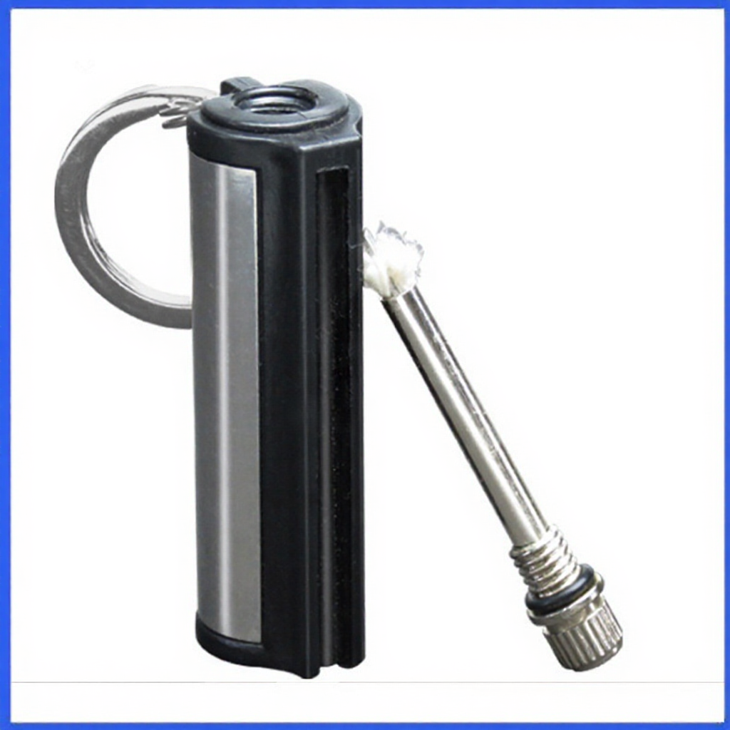 High-quality 10,000 times matches waterproof and explosion-proof creative gifts metal cylindrical matches fire api