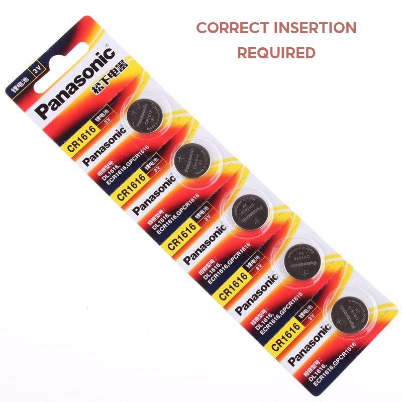 Panasonic 1Card CR2016 CR2025 CR2032 CR1620 CR1632 CR1616 CR1220 Lithium Alarm Battery Remote Button Bateri 3V