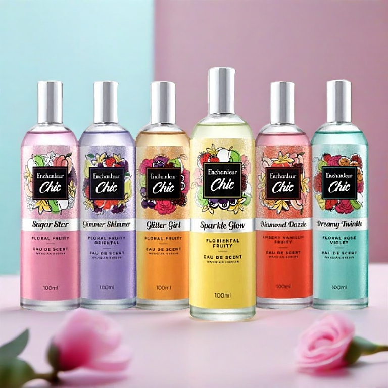 Enchanteur Chic Perfume Eau De Scent/Daily Scent 100ml