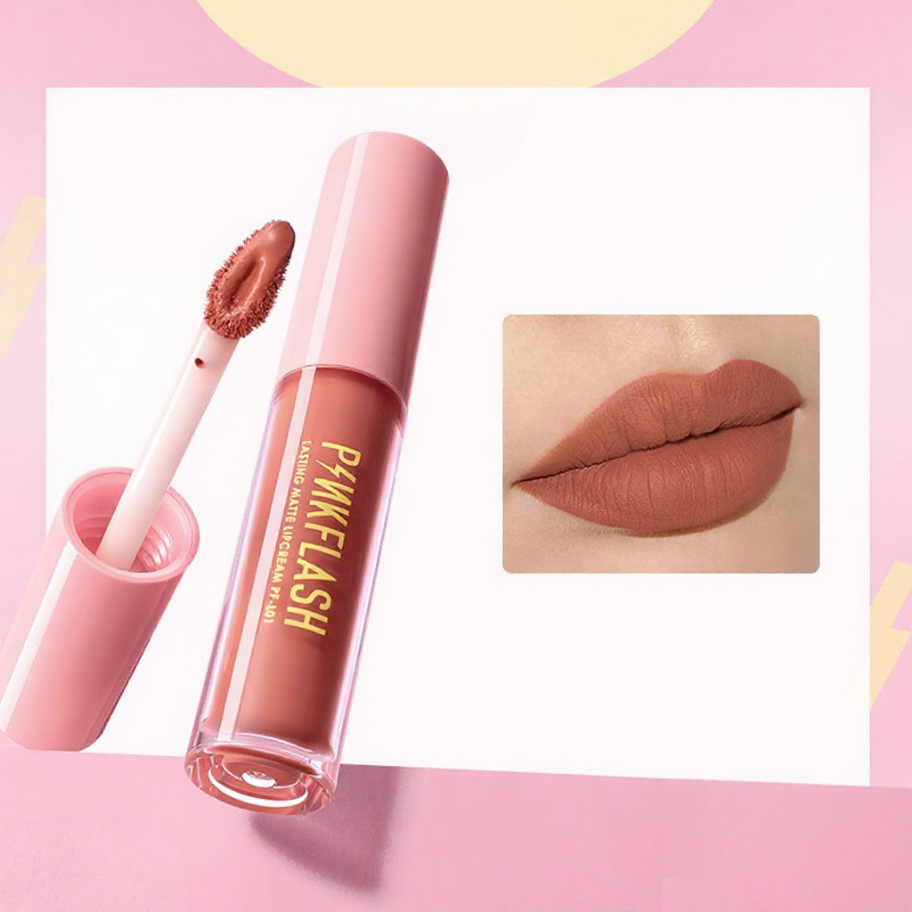 Ready Stock Pinkflash Official Hot Lipstick Matte Waterproof Long Lasting Liptint 24 Colors