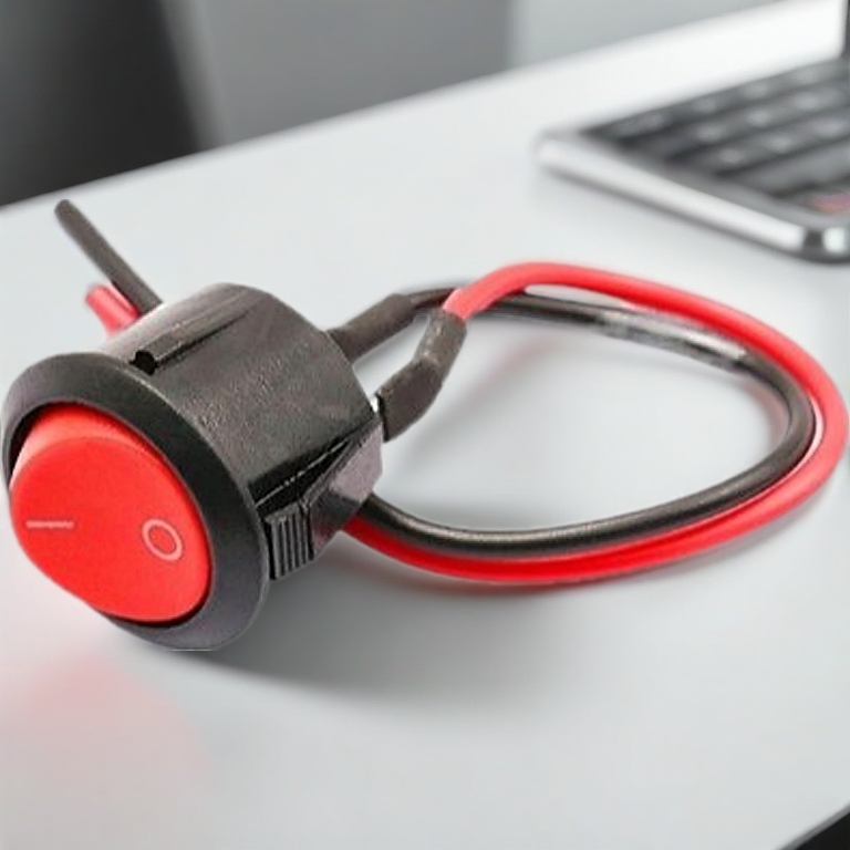 ON OFF Switch Siap Wayar Round & Square Shape ( Suis On Off )