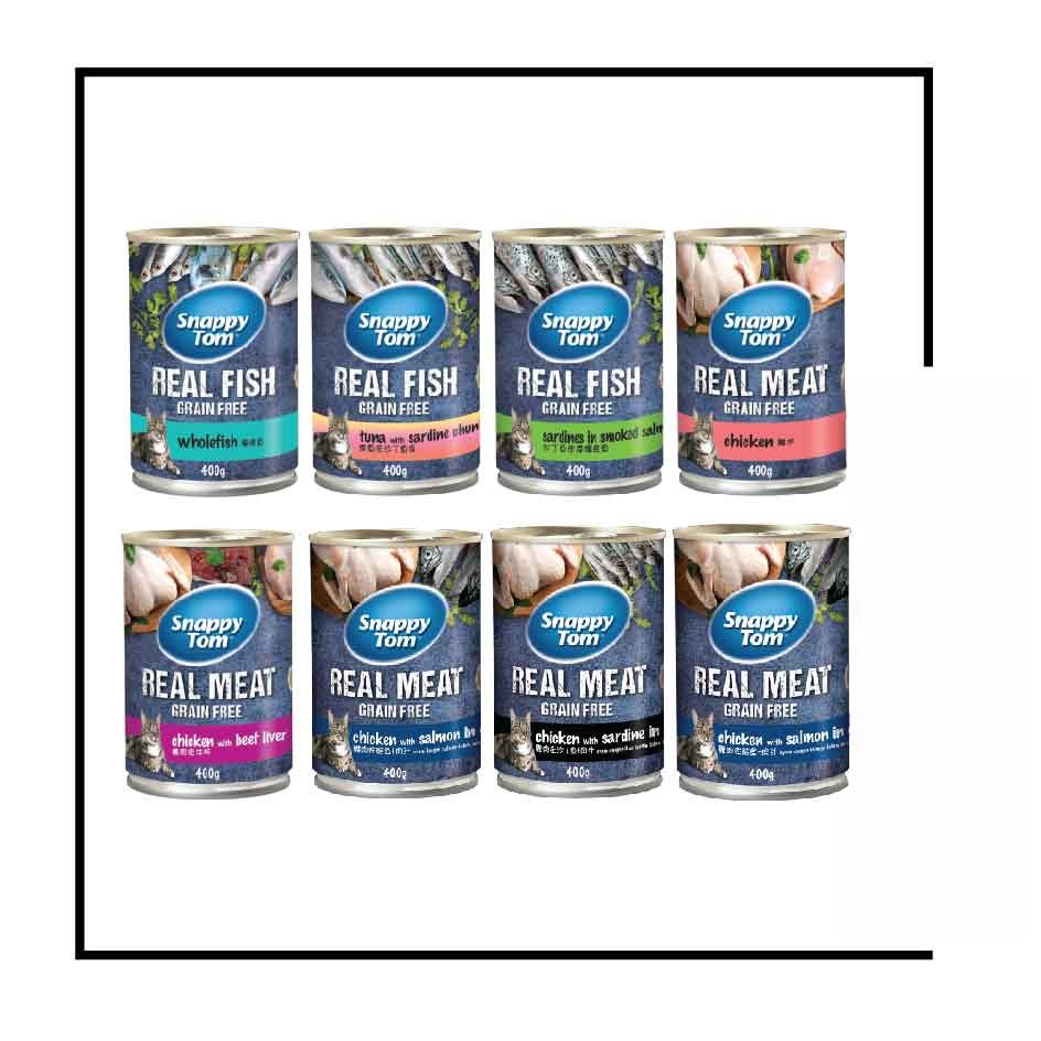 [IN STOCK] Snappy Tom Canned Food (Cat Wet Food) - 400g