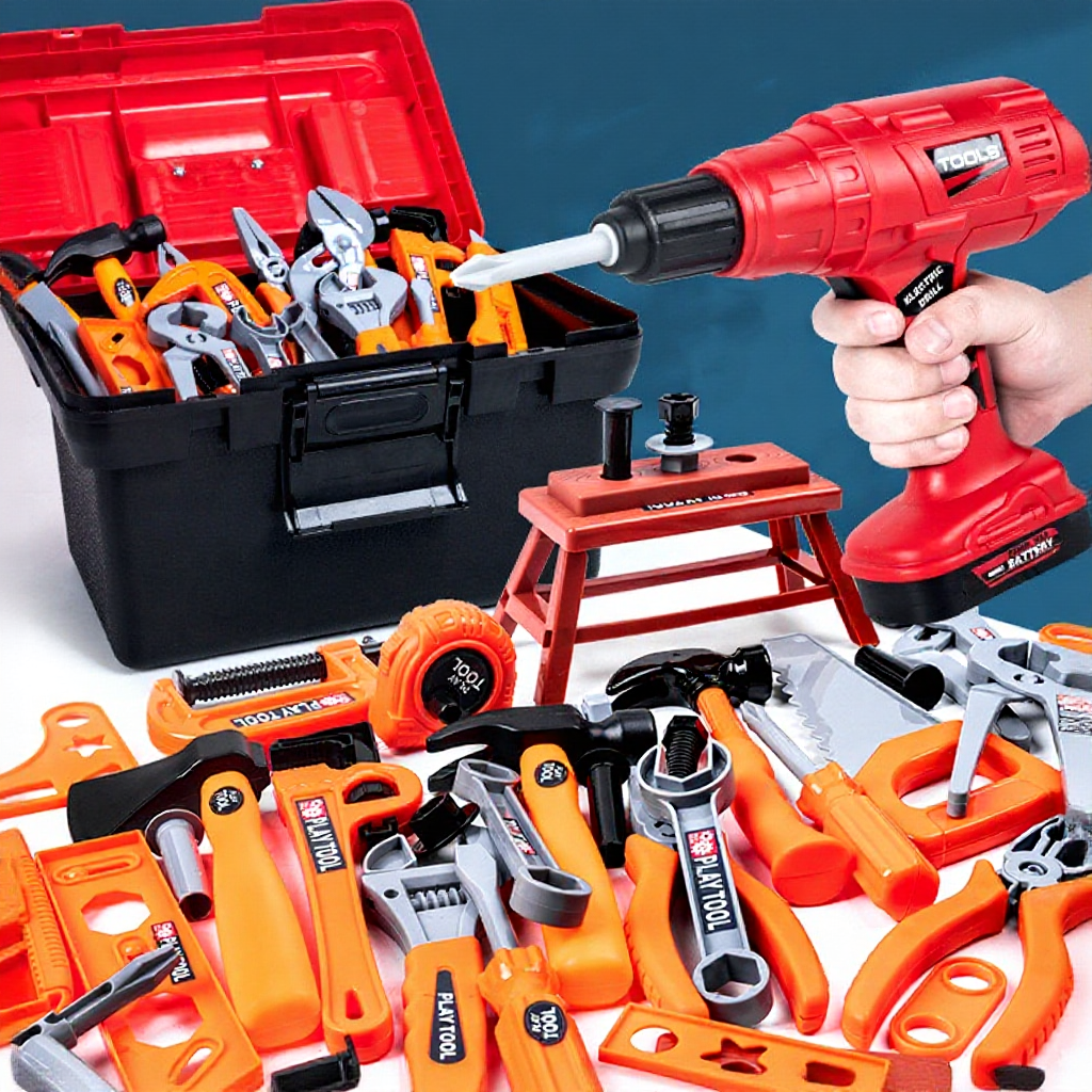 Tool box toys drill toys for kids electric drill toy tool set for kids tool set educational Toy