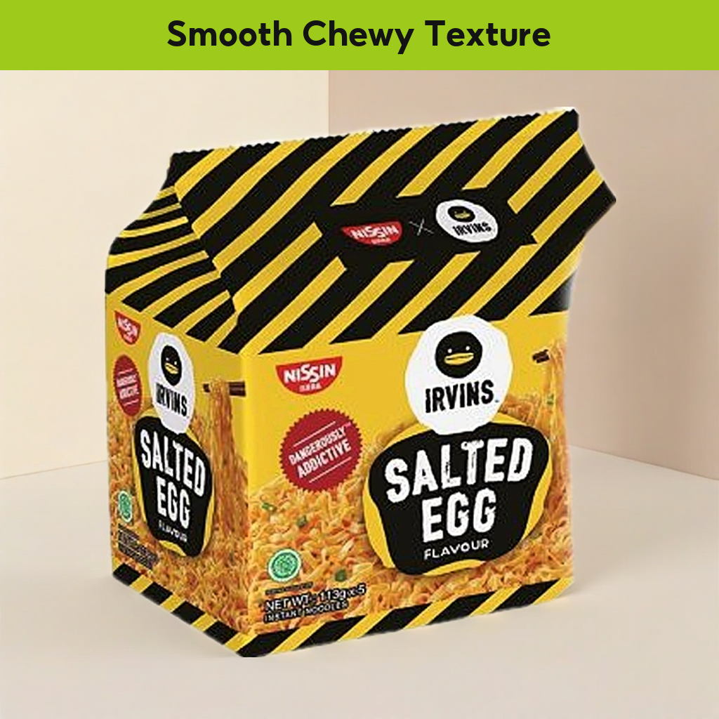 Nissin X Irvins Salted Egg Instant Noodles 113g x5 日清咸蛋面