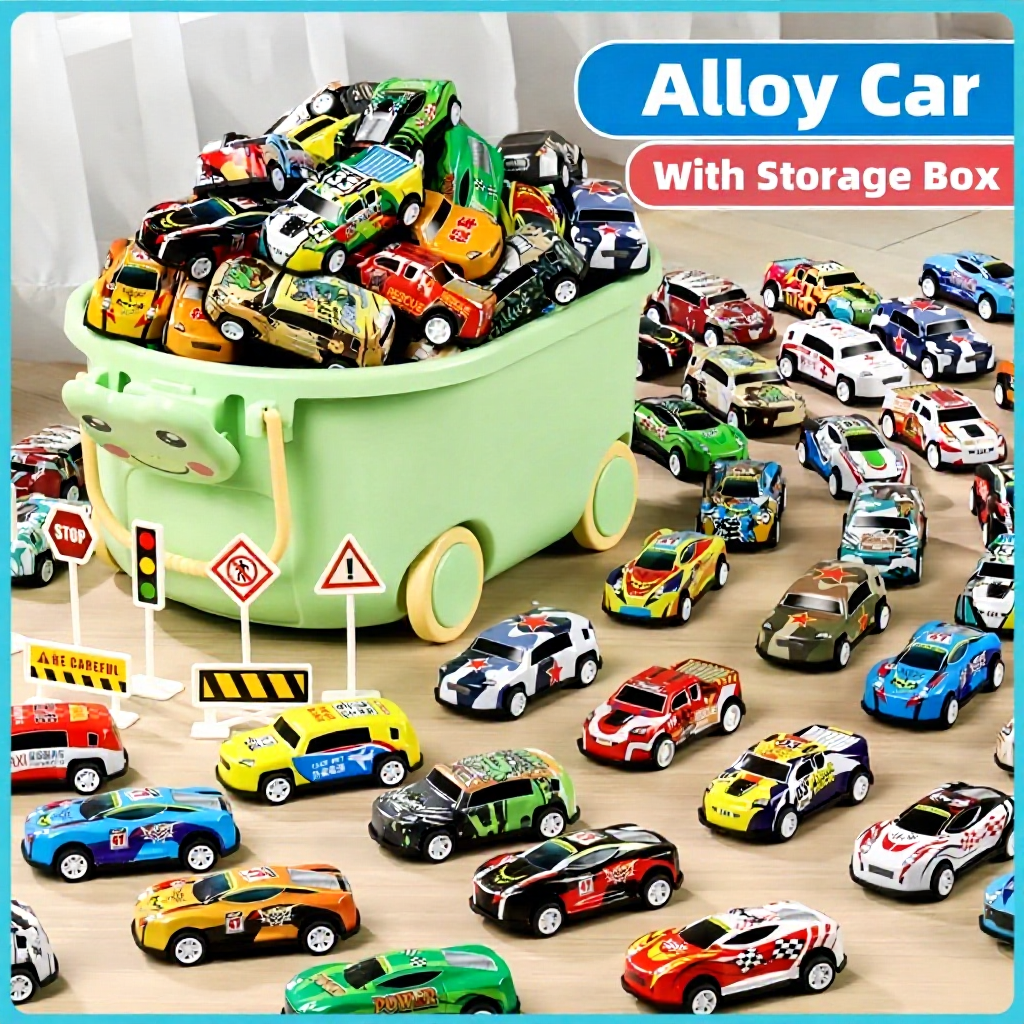 30pcs Mini pull-back alloy sports car model toy boy racing car model fun toy simulation children's gift inertia car