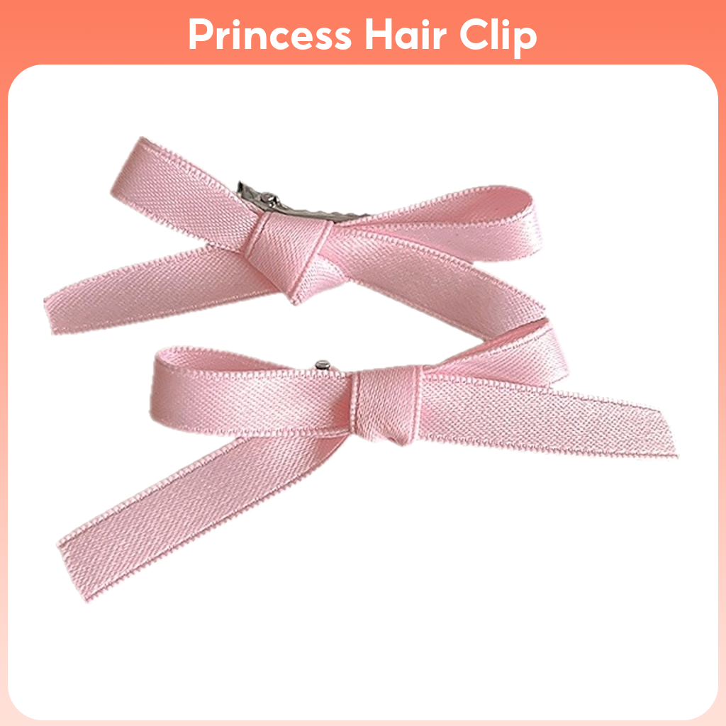 Sweet Bowknot Hair Clip Wild Bangs Clip Princess Hair Clip Girls Hair Accessories