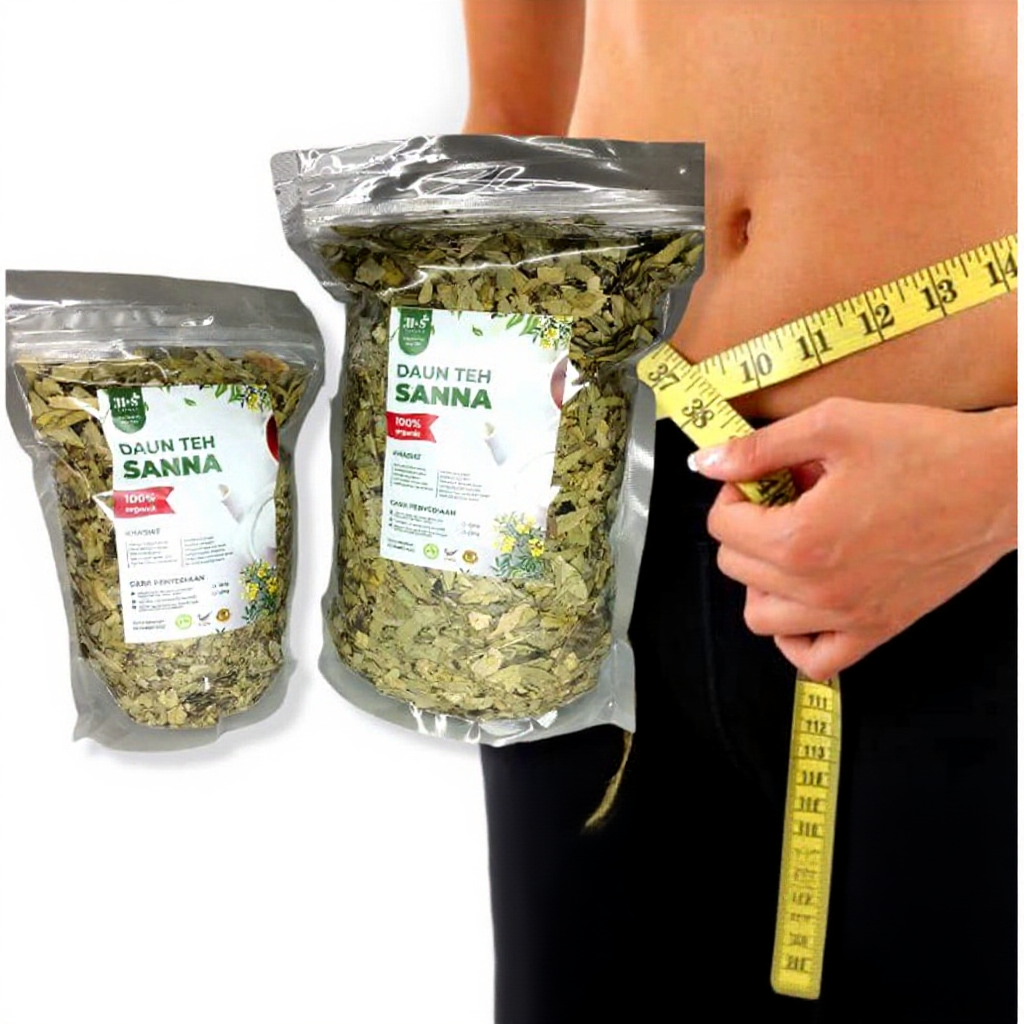 Herba Daun Teh senna / sanna 100% asli slimming tea senna / senna tea 100 gram & 250 gram