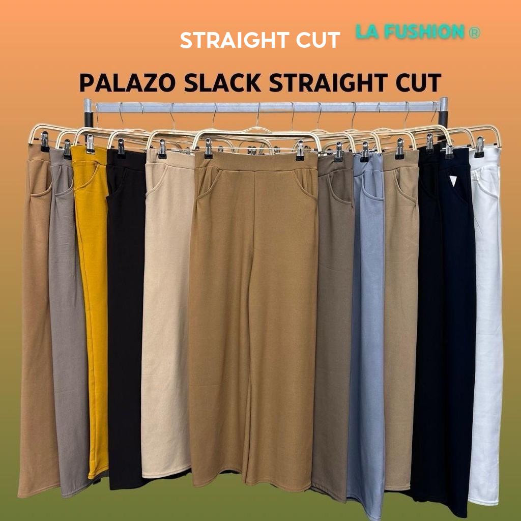 PALAZO SLACK STRAIGHT CUT (2982) by TERAS EXCLUSIVE  (Straightcut) Casual Kain Pants