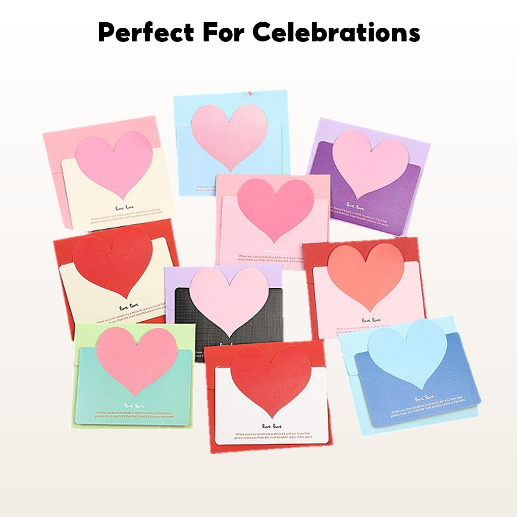 ?? ?Ready Stock? Love Card Birthday Party Bouquet Christmas Greeting Gift Wedding Message Wish Card Kad Ucapan Cinta