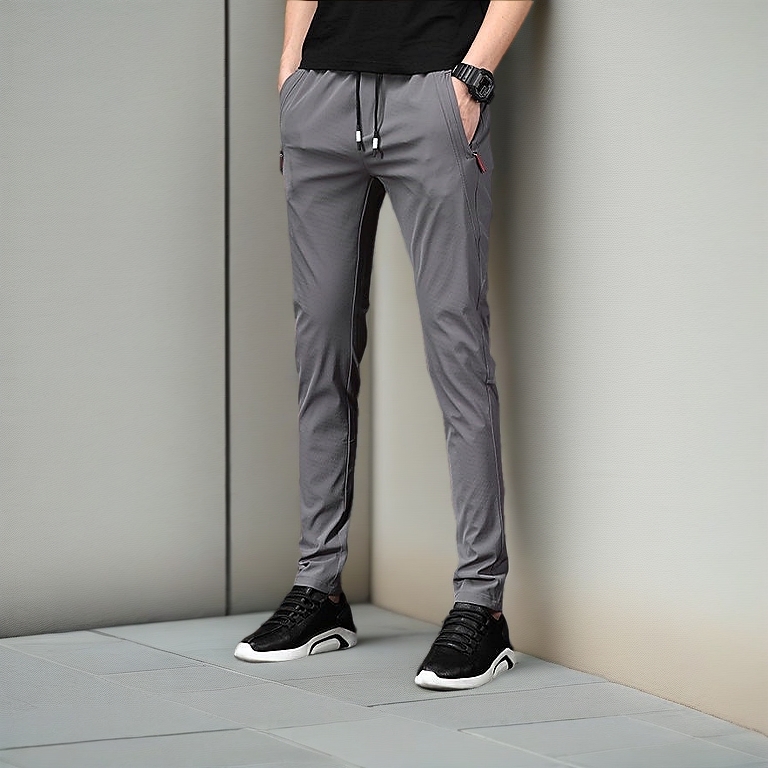 Men's Casual Long Pants - Stylish Sport Trousers, Comfortable Activewear, Versatile Everyday Wear