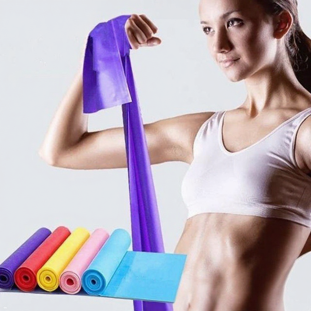 Yoga Elastic Resistance Band – Stretch & Slimming Exercise Strap (Model 7204)