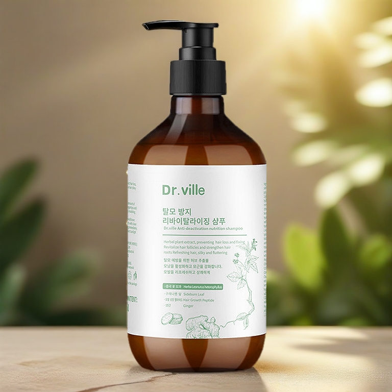 Anti-Hair Loss Shampoo Ginger Hair Growth Shampoo rambut gugur Hair Care Shampoo 500 ML