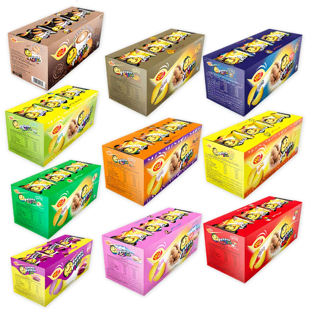 20g x 30pcs Win2 Potato Crisp [Vege/BBQ/Tomato/Curry/SourCream/HimalayanSalt/Cornbis/Sweet Potato Crisp/Coffee]