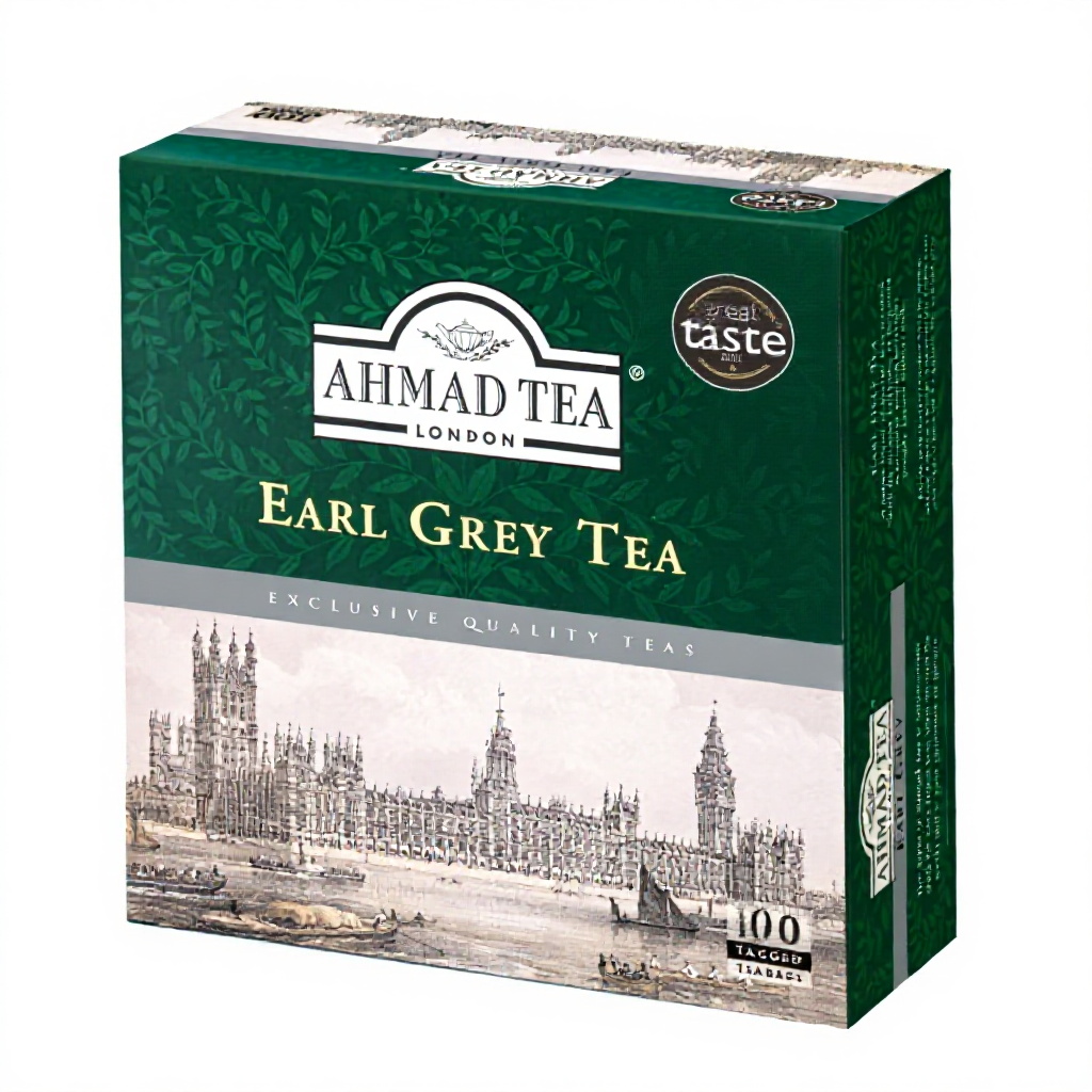 Ahmad Tea Earl Grey (100 Teabags) Halal Certified