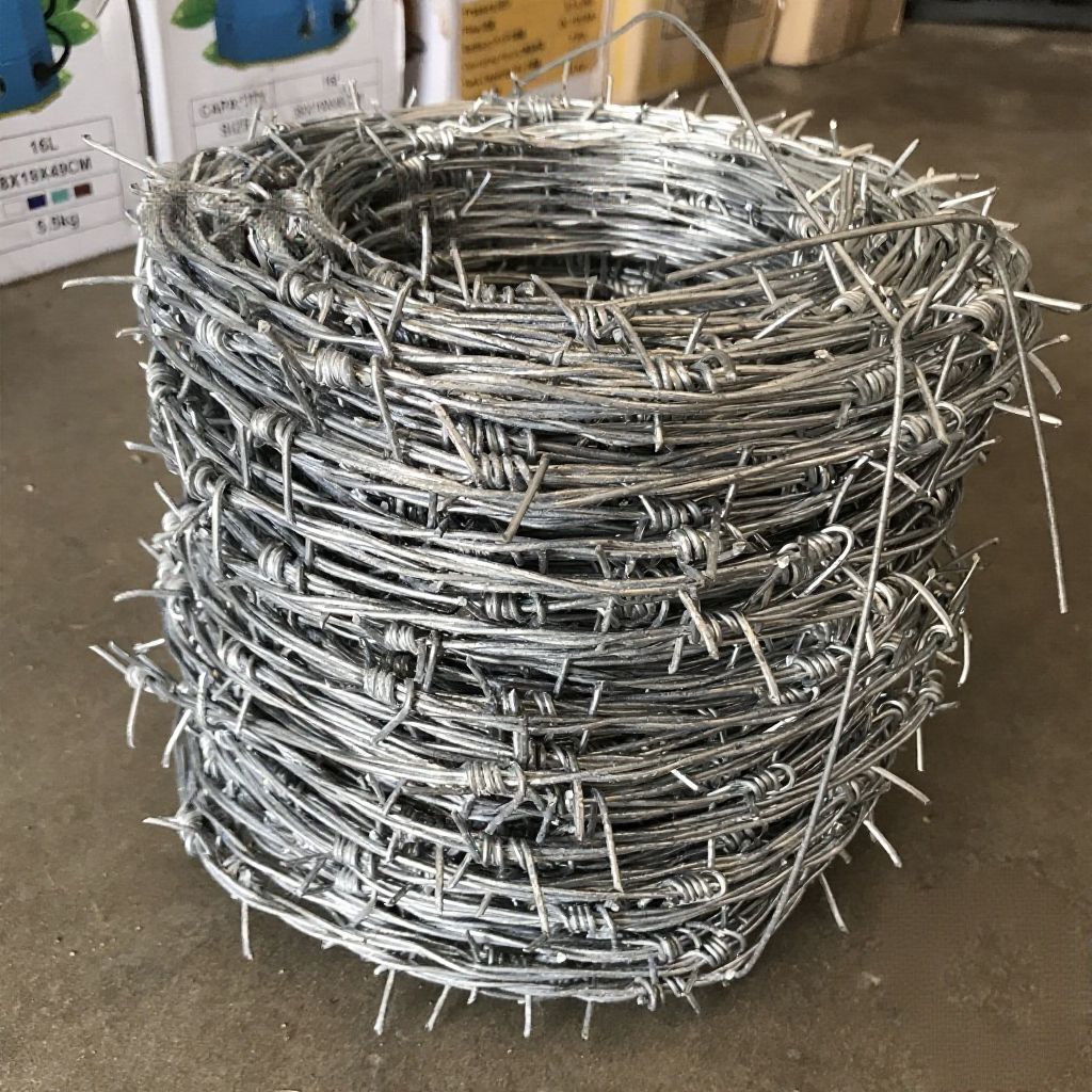 100m+ GI Barbed Wire Fence – High Tensile Heavy-Duty Dawai/Kawat Duri (Max 6 Rolls per Order)