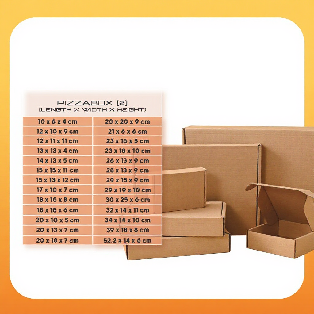  Pizza Box Kotak Carton Box Packaging Box Gift Box Paper Box Small Box Packing Box 飛機盒