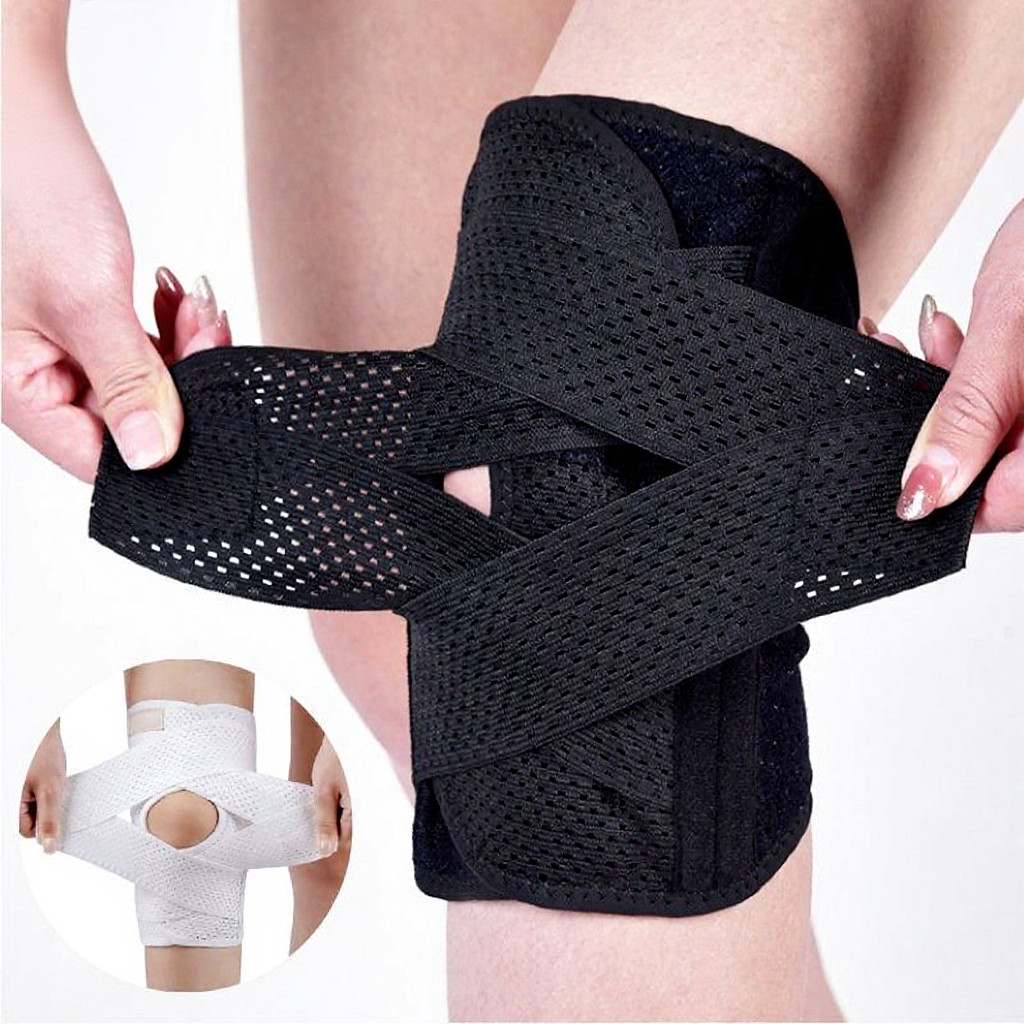 Breathable Knee Pads – Shock-Absorbing Support with Adjustable Strap for Sports