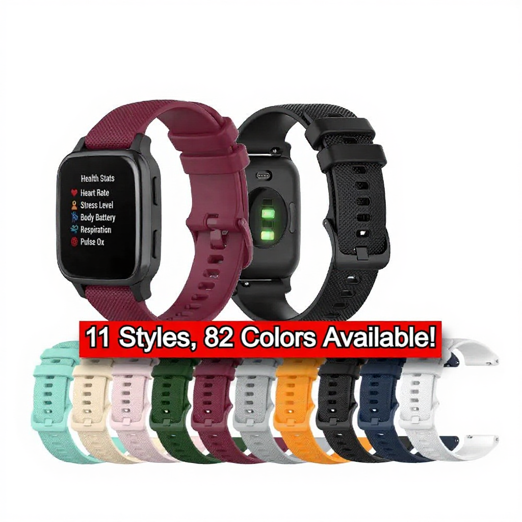 20mm Tali Watch Strap Garmin Venu SQ 2 / Venu SQ / Venu 2 Plus / Vivoactive 6 / Vivoactive 5 / Forerunner 570 42mm