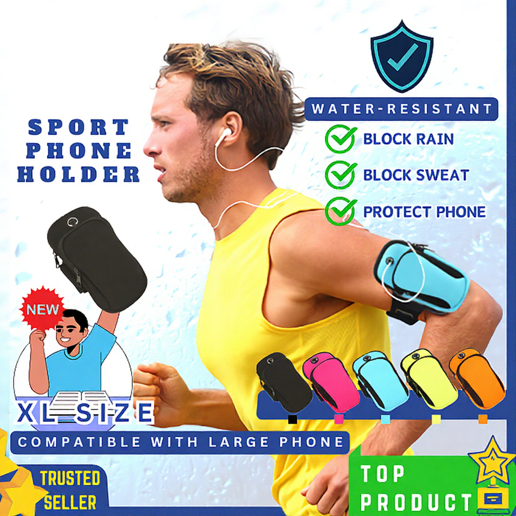 SWEET MAMMA XL Jogging Armband Phone Holder Running Porch Bag Waterproof Sport 防水跑步运动手机包 - BH0010