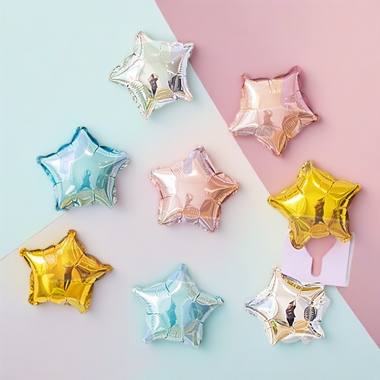 ?READY STOCK?10 Inch Love Heart Star Shaped Balloon Birthday Party Graduation Anniversary Foil Belon