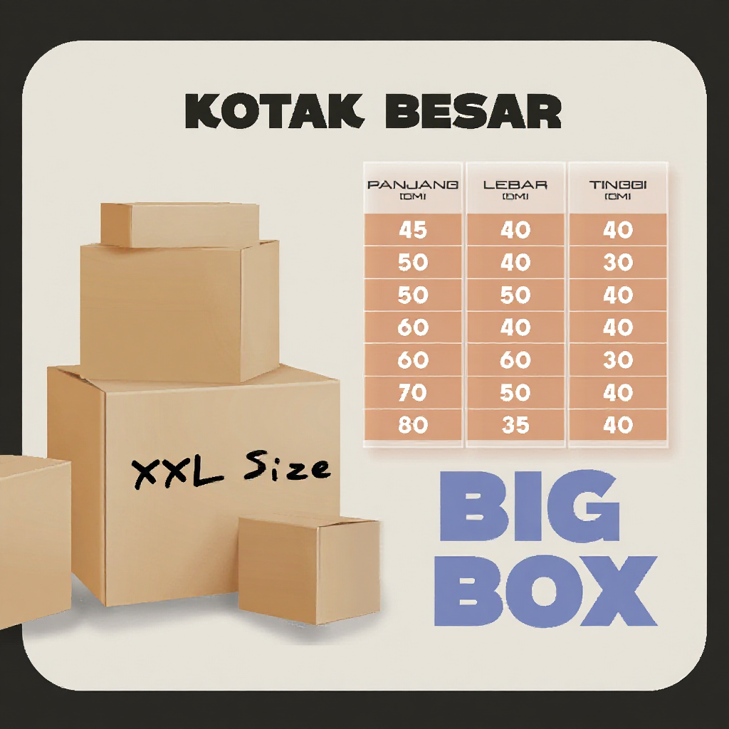 Kotak Besar Big Carton Box Packaging Box Paper Box Big Box Moving House Packing Box 箱子 纸箱