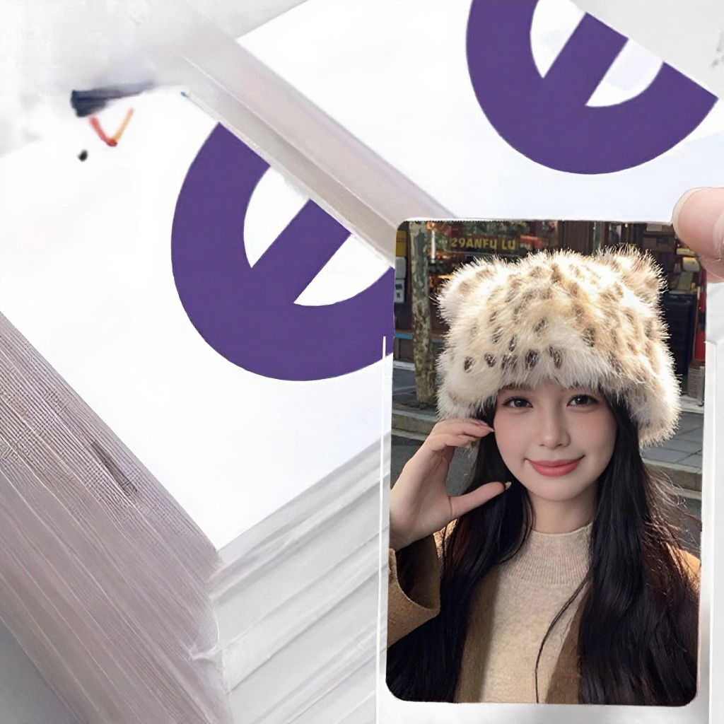 Card Holder Kpop Photocard Sleeve POPCORN PHOTOCARD SLEEVE 50PCS Kpop Set of 50 Popcorn Games Sleeve Toploader Binder