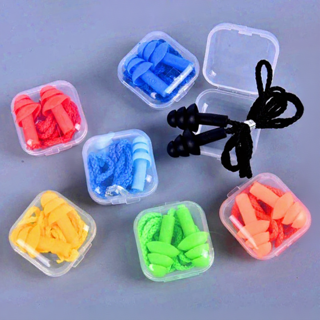 Soft Silicone Earplugs | For Sleep, Swimming, Snoring, Diving | NWD