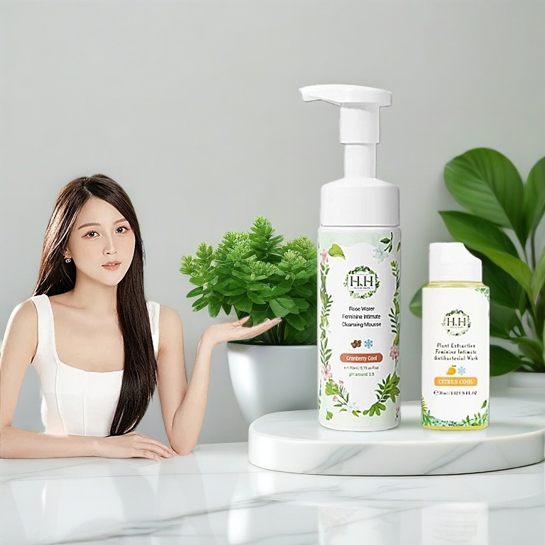 12.12买大送小！HH 私密慕斯 Intimate Rose Water Antibacterial Cleanse Mousse 170ml｜玫瑰纯露抗菌洁净｜改善搔痒异味｜Single