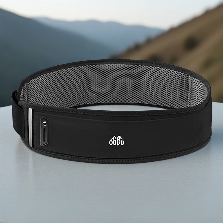 NEWBOLER Outdoor Running Belt With Soft Water Bottle Running Bag Female Waist Bag Male Fitness Mountaineering Marathon Accessories