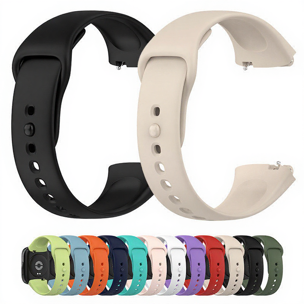 Silicone Strap for Redmi Watch 3 Active Smart Watch Redmi Watch Rubber Band Accessories for Mi Band 3 Lite 