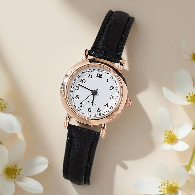 【Ready Stock】Jam Tangan Perempuan Small Dial Ladies Watch Simple  Ins Retro Ladies Belt Watch
