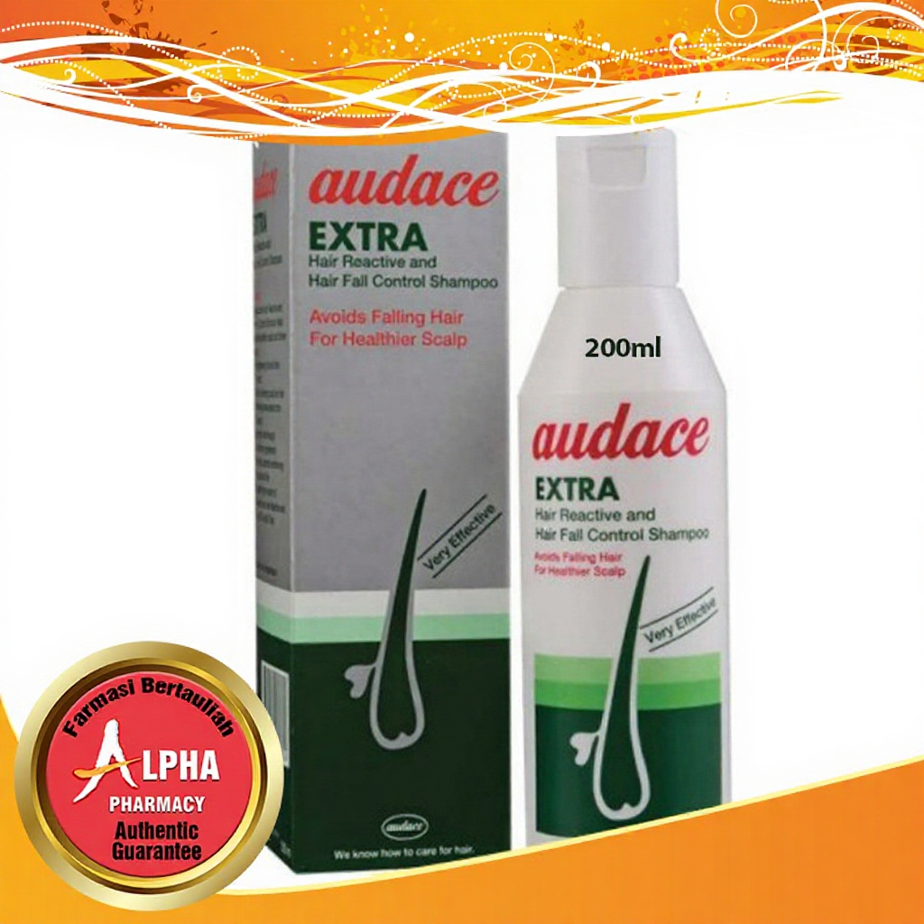 Audace Extra Hair Reactive and Hair Fall Control Shampoo (200ml)