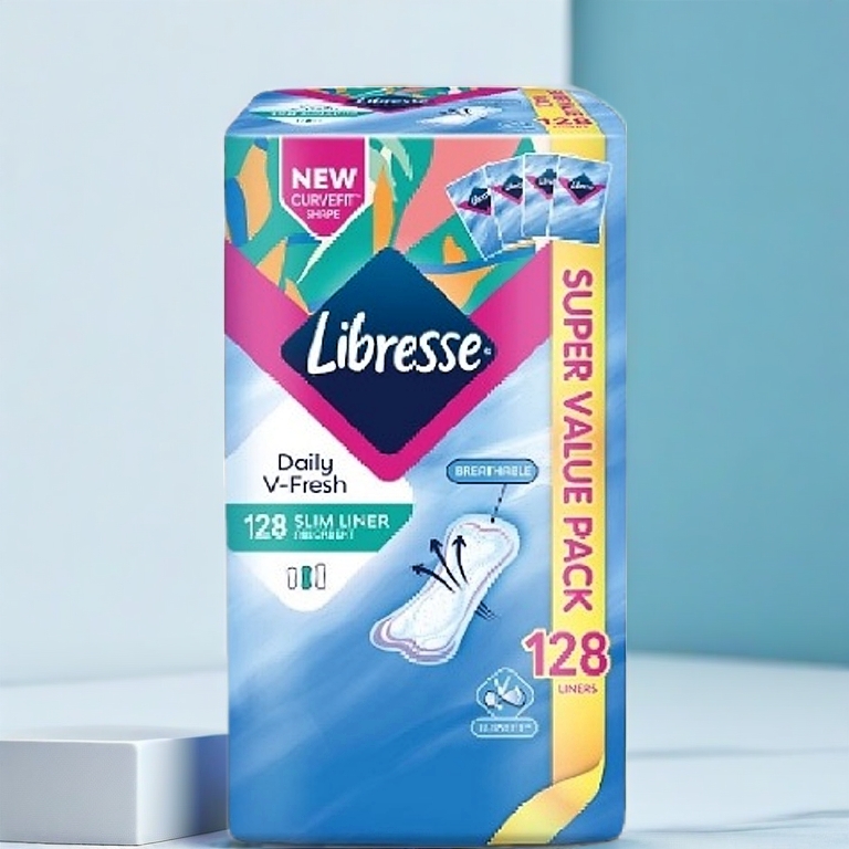 LIBRESSE Tuala Wanita Feminine Care Maxi Night Secure Daily V-Fresh Liner