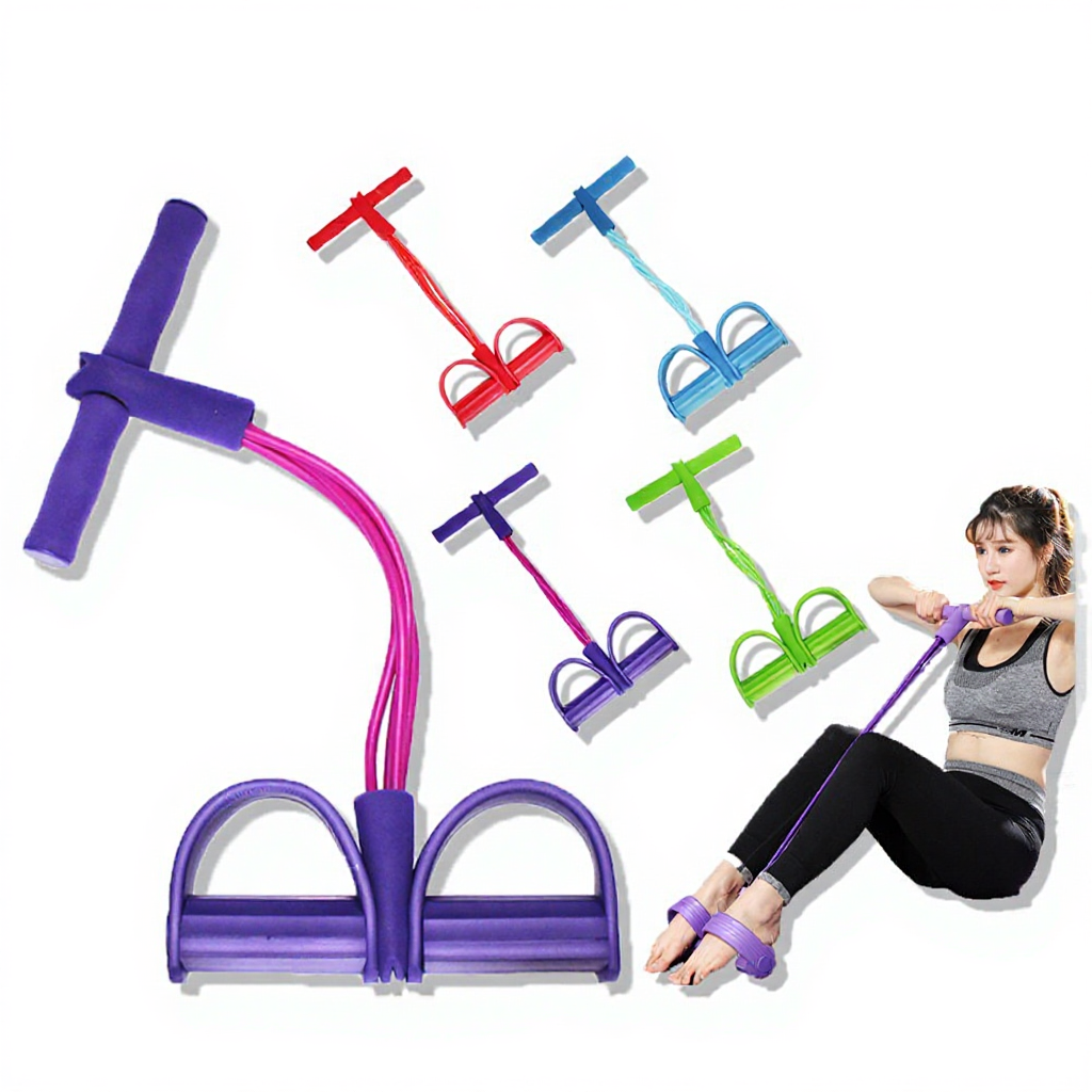 Pedal Rope Effective Easy Use Home Workout Fitness Exercise Elastic Bands Yoga
