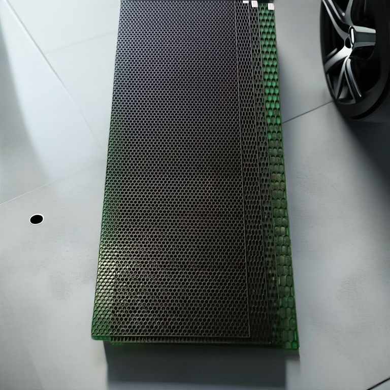 Car Front Bumper Grille Protector Cover ABS Plastic Honeycomb Grill Mesh Net Air Vent Sarung Kereta