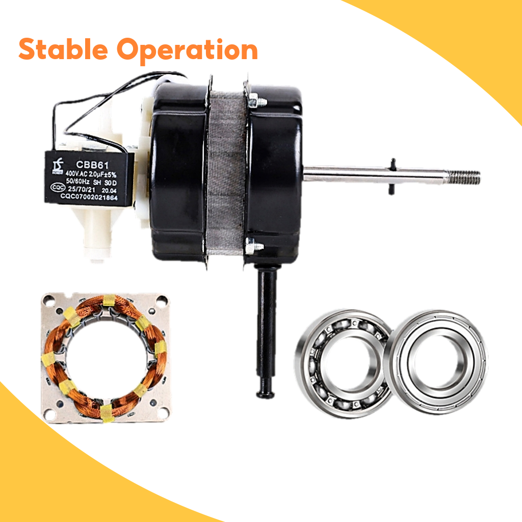 DOUBLE BEARING 16 INCH TABLE FAN MOTOR STAND MIDEA ELBA FAN MOTOR MOTOR
