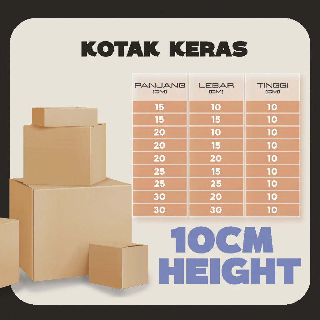 Kotak Carton Box Packaging Box Paper Box Small Box Packing Box Parcel Box Packaging 纸箱