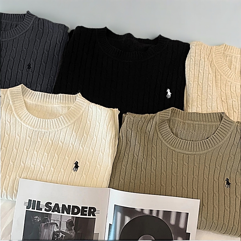 ?Zsndp?[ready stock in Malaysia] Korean Style Knit Pullover Round Neck Sweater Soft Sweater