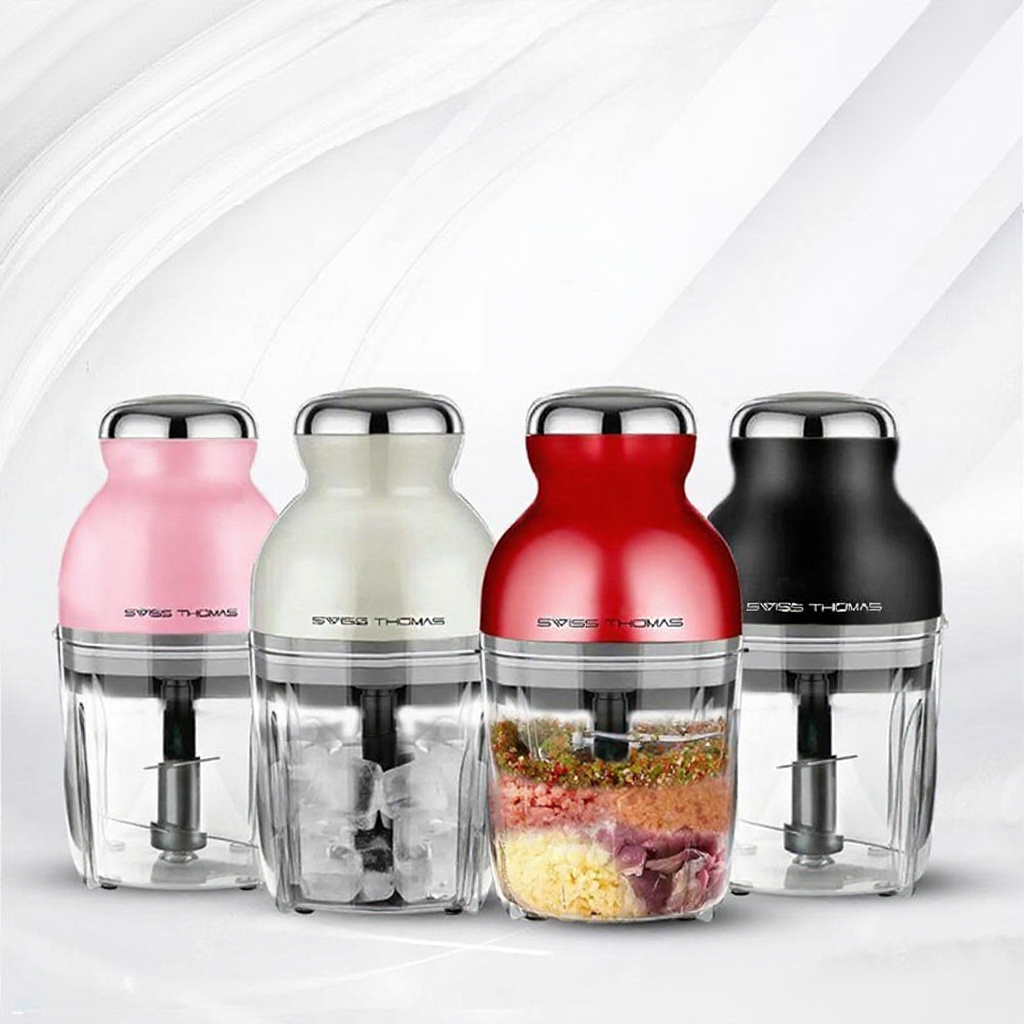 Swiss Thomas Capsule Cutter & Multi-Function Chopper - Blender, Grinder, Mixer, Mincer, Masher & Juicer 900ml