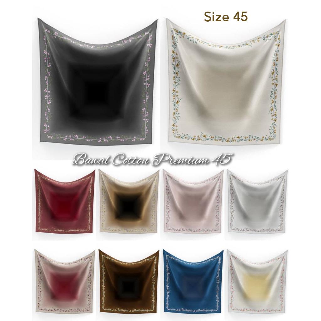 TUDUNG BAWAL COTTON PRINTED OMBRE( BUY3 + FREEGIFT) CORAK PREMIUM Bawal Cotton CORAK Bidang 45 # OMBRE
