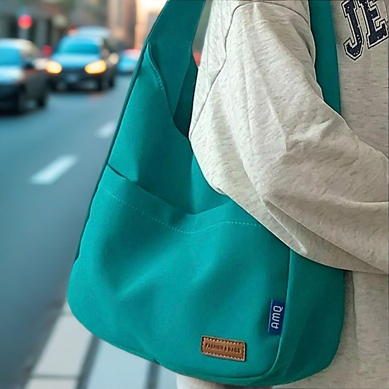 Korean Bag ZGEN04 Korean Canvas Bag Unisex Large Capacity Tote Bag Canvas Tote Beg Handbag