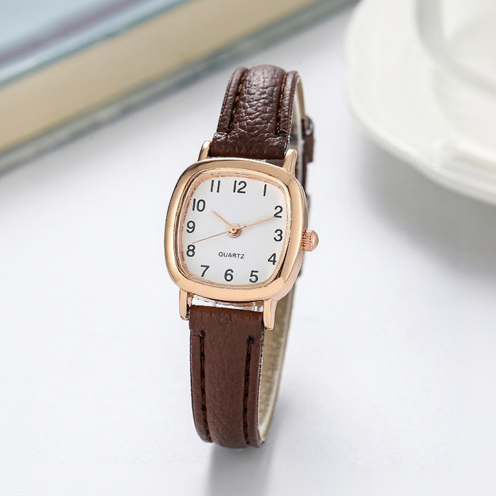 【READY STOCK】Korean Temperament Watch Fashion Women Watches Simple And Versatile Quartz Watch Jam Tangan Watch Box