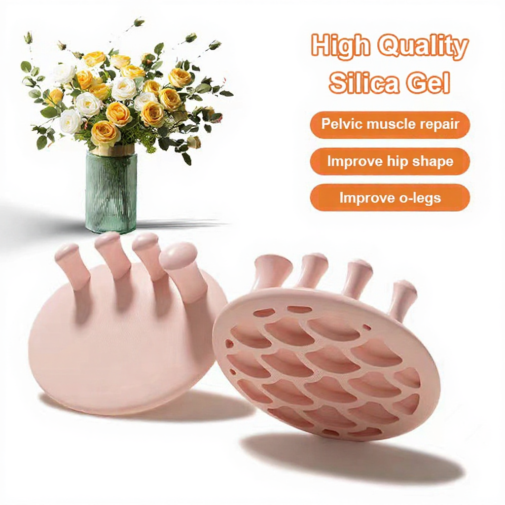 GEESO 1 Pair Yoga Fitness Toes Arch Trainer Thumb Valgus Corrector Thin Legs Buttocks Improve Leg Shape Lose Weight Tools 足弓训练器 足底矫正器