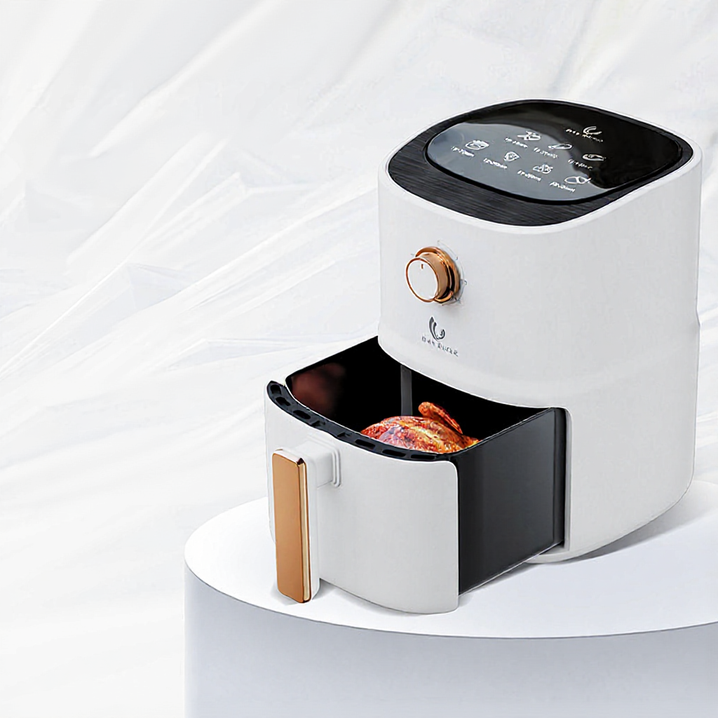 HAN RIVER Air Fryer 3.5L Non-Stick Coating Oil Free Smokeless Multifunctional Cooking 800W Low Watt