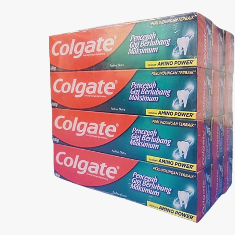 (EXP 2027)HARGA BORONG (RM5.30*12PCS) COLGATE TOOTHPASTE MAXIMUM CAVITY PROTECTION / UBAT GIGI 180GR