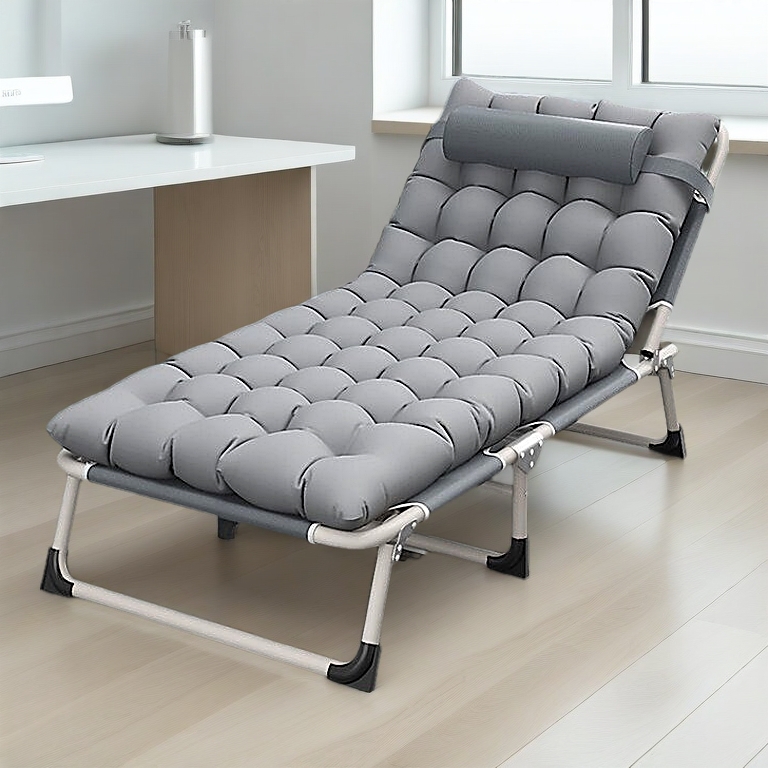 ????? ????? 2in1 Foldable Lazy Chair Folding Bed KERUSI MALAS Reclining Adjustable Indoor Outdoor折疊床