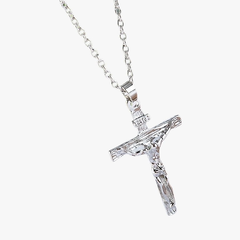 Punk Men's Fashion Jesus Cross Pendant Necklace / Jewelry Accessories